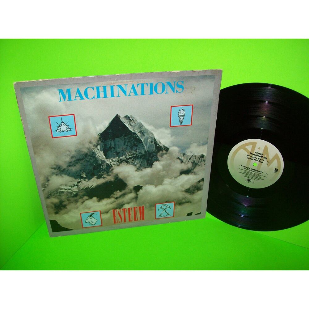 Machinations Esteem 1983 Vinyl LP Record Pressure Sway Synth-Pop New Wave Promo